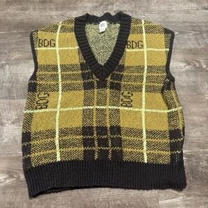 BDG By Urban Outfitters Oversized Sweater Vest Size Small